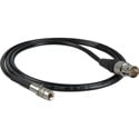 Laird RD1-DINBF-1 3G-SDI DIN 1.0/2.3 to BNC Female Video Adapter Cable - 1 Foot Black