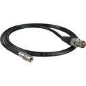 Photo of Laird RD1-DINBF-3 3G-SDI DIN 1.0/2.3 to BNC Female Adapter Cable - 3 Foot Black