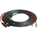 Laird Red One Quick Disconnect Camera-Field Mixer Cable w/ 2 Female XLRs and 1 3.5mm Right-Angle TRS Plug - 1