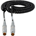Laird RD1-PWR1-2C Red One 12V DC Power Cable Lemo 2B 6-Pin Male to 2B 6-Pin Male - 2-5 Foot Coiled