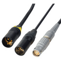 Photo of Laird RD1-PWR15-01 12V & 24V Power Y-Cable Lemo 3B 8-Pin Female to 4-Pin XLR Male & 3-Pin XLR Male - 1 Foot