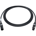 Laird 12V DC Power Cable 4-Pin XLR-M to 4-Pin XLR-F - 1 Foot