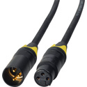 Laird RD1-PWR19-01 24V DC Power Cable 3-Pin XLR-M to 3-Pin XLR-F - 1 Foot