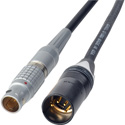 Photo of Laird RD1-PWR2-02 Red One 12V DC Power Cable Lemo 2B 6-Pin Male to 4-Pin XLR Male - 2 Foot