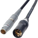 Photo of Laird RD1-PWR2-07 Red One 12V DC Power Cable Lemo 2B 6-Pin Male to 4-Pin XLR Male - 7 Foot