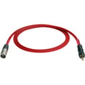 Laird 3-Pin Mini XLR Male to Locking 3.5mm TRS Analog for Red Camera Cable - 18 Inch