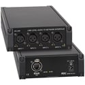 RDL AV-LN4 4 Input Line Level Audio to Dante Network Interface