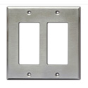 Photo of RDL CP-2S Double Cover Plate - stainless steel