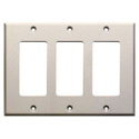 RDL CP-3 Triple Cover Plate - White