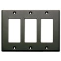 Photo of RDL CP-3B Triple Cover Plate - Black