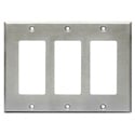 RDL CP-3S Triple Cover Plate - stainless steel