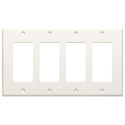 Photo of RDL CP-4 Quadruple Cover Plate - White