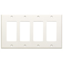 RDL CP-4 Quadruple Cover Plate - White