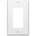 Decora-Style Single Cover Plate - White