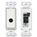 RDL D-1/4F 1/4 Phone Jack on Decora Wall Plate