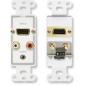 RDL D-AVM4 Audio and Video Monitor Jack Panels