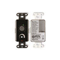 Photo of RDL DB-NMC1R Single-Gang Network Rotary Encoder Remote Control with Full-Color LCD Display - Dante - Black