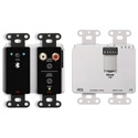 Photo of RDL DDB-BTN44 Wall-Mounted Bi-Directional Line-Level and Bluetooth Audio Dante Interface (Black)