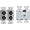 Photo of RDL DDS-RN40 Bi-Directional Mic/Line Dante Interface 4 x 2 w/PoE - 4 XLR In / 2 Out on Rear-Panel Terminal Block - Steel