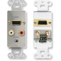 Photo of RDL DS-AVM4 Audio and Video Monitor Jack Panels
