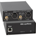 RDL SF-DN4 Two Left/Right Digital Audio to Four Dante Network Audio Signal Interface