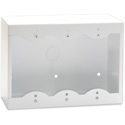 Photo of RDL SMB-3W 3-Gang Surface Mount Box for Decora Remote Controls and Panels - White