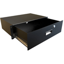 Photo of Hammond RDRW1900512BK1 3RU 12D RDRW Series Locking Drawer - Black