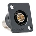 Photo of Connectronics Recessed Panel Mount BNC Barrel 75Ohm Black