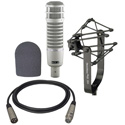 Photo of Electro-Voice RE20 Broadcaster Microphone Kit w/ 309A Suspension Mount/Foam Windscreen/15ft XLR Cable