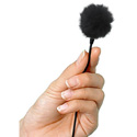Remote Audio Micro-Cat Fuzzy Windscreen for Lav Mics. - Black