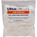Photo of Remote Audio URS FC100WHT URSA Fur Circles for Lavalier Mics - White - 100 Pack