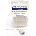 Remote Audio URS FOAMIEBL URSA Foamies Soft Foam Mounts for Lav Mics - 12 Pack in White