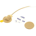 Photo of Remote Audio URS SC100BE URSA Soft Circles for Lavalier Mics - Beige - 100 Pack