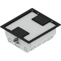 Photo of FSR RFL4.5-Q2G-BLKDD 4.5 Inch Deep Back Box with Four 2-Gang Openings - Black Trim