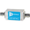 RF Venue BPF470T530 Band-Pass RF Filter - 470-530 MHz