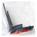 RF Venue DFIN-INSTALL-KITB Parts Kit for Wall-Mounting the Diversity Fin Antenna - Black