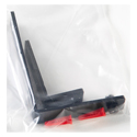 Photo of RF Venue DFIN-INSTALL-KITB Parts Kit for Wall-Mounting the Diversity Fin Antenna - Black