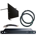 RF Venue DFINBD9 DISTRO9 HDR and Diversity Fin Antenna Bundle - Black Wallmount Version