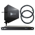 RF Venue DFIN-IPXDISTRO4 4 Channel Wireless Mic Upgrade Pack with Diversity Fin IPX Antenna - Matte Black