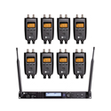RF Venue RF-PA-8PACK Extension Kit with 1x Transmitter and 8x Receivers @ 470-506 MHz UHF Band