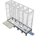 Photo of Middle Atlantic RIB-4-MRK-31 4 Bay Riser Base for 31 Inch Deep MRK/VRK Racks