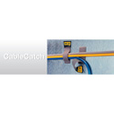 Photo of Rip-Tie C-04-050-BK CableCatch 1x4In. Black Surface Mount Hook & Loop Cable Wraps 50 Pk.