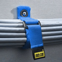Rip-Tie N-10-G10 BU Cinch Strap 1 x 10 Inch - Blue - 10 Pack
