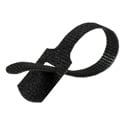 Rip-Tie Mini Q-35-056-BK 1/4 x 3-1/2 Inch Hook & Loop Cable Ties - 56 Pieces - Black