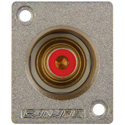 Photo of Canare RJ-BCJRU Recessed RCA to BNC Jack Chassis Mount with Red Insert