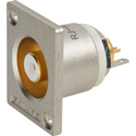 Photo of Canare Recessed RCA to Solder Point Bulkhead with White Insert