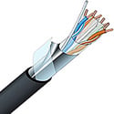 Photo of Canare RJC6A-4P-F CAT6A Standard F/TP Cable - Black - 656 Foot/200m