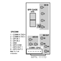 Cobalt RM20-9904-G-HDBNC 20-Slot Frame Rear I/O Module 4x SDI Inputs/Outputs 3x AES I/Os - 9904 Models