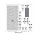 Photo of Cobalt 20-Slot Frame Rear I/O Module w/ 4x SDI Inputs/Outputs and 8x AES I/Os for Indigo 2110-DC-01 -  9904 models