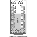 Cobalt Digital RM20-9933EMDE-B-DIN Rear I/O Module For 9933-EMDE-ADDA openGear Card w/ DIN1.0/2.3 AES Connectors